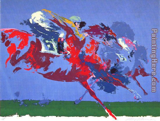 In The Stretch painting - Leroy Neiman In The Stretch art painting